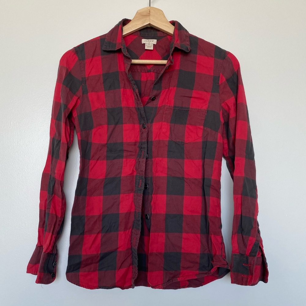 JCrew plaid shirt